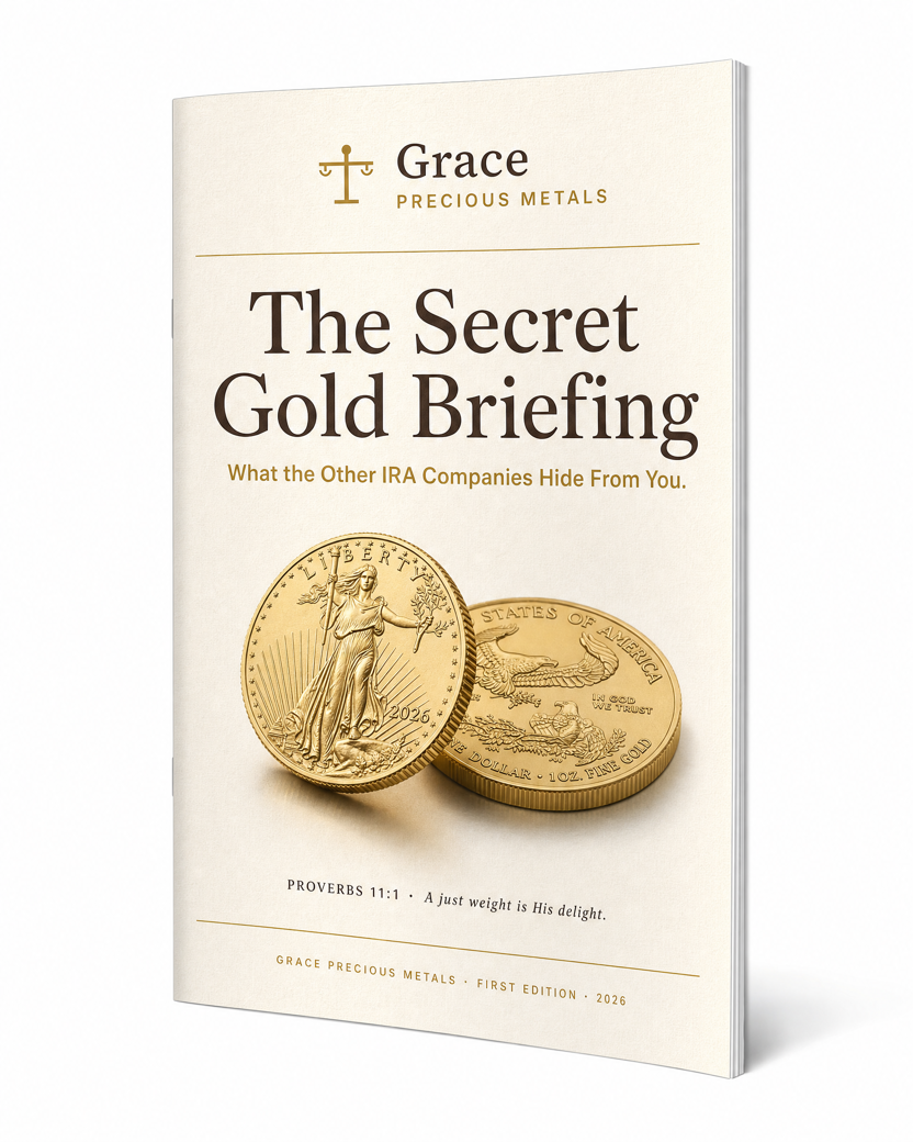 The Secret Gold Briefing — Grace Precious Metals guide cover.